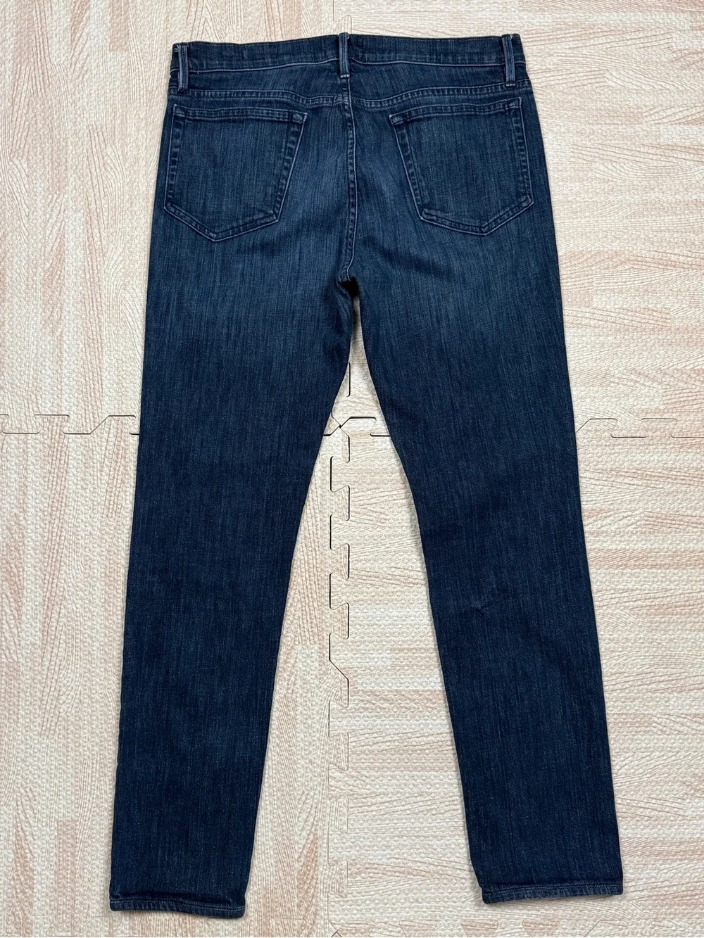FRAME Denim L'Homme Slim Straight Blue Jeans Stretch Mens Size 32 X 30 LMH468